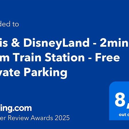 Paris & Disneyland - 2Min From Train Station - Free Private Parking Villiers-sur-Marne Exterior photo