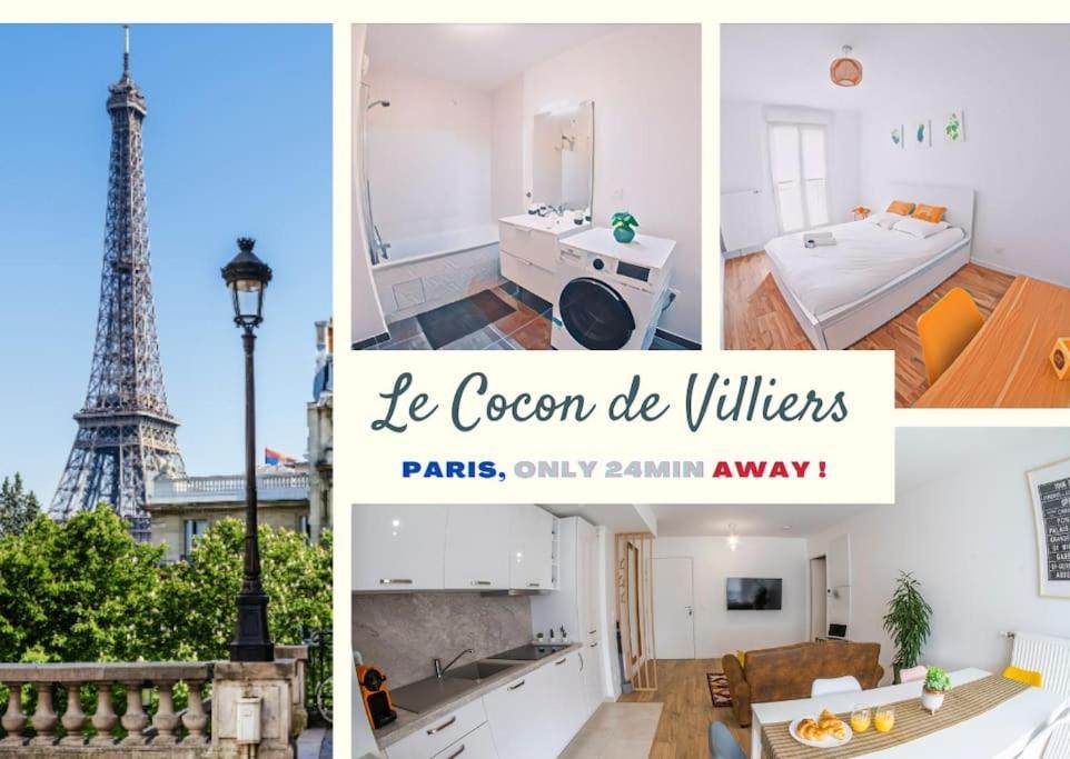 Paris & Disneyland - 2Min From Train Station - Free Private Parking Villiers-sur-Marne Exterior photo