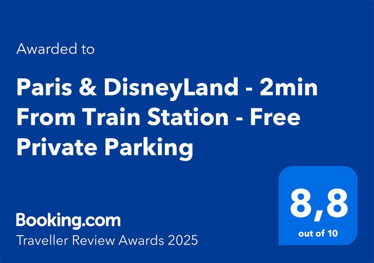 Paris & Disneyland - 2Min From Train Station - Free Private Parking Villiers-sur-Marne Exterior photo